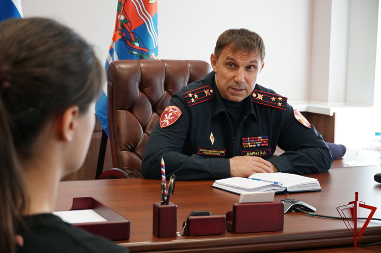 В Иванове начальник регионального управления Росгвардии провел прием граждан в Приёмной Президента Российской Федерации в Ивановской области 
