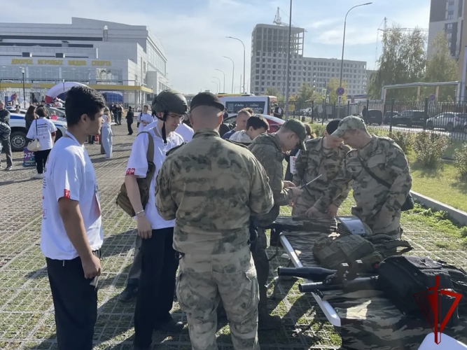 Военно-патриотическая выставка Росгвардии украсила региональный чемпионат по первой помощи в Иванове